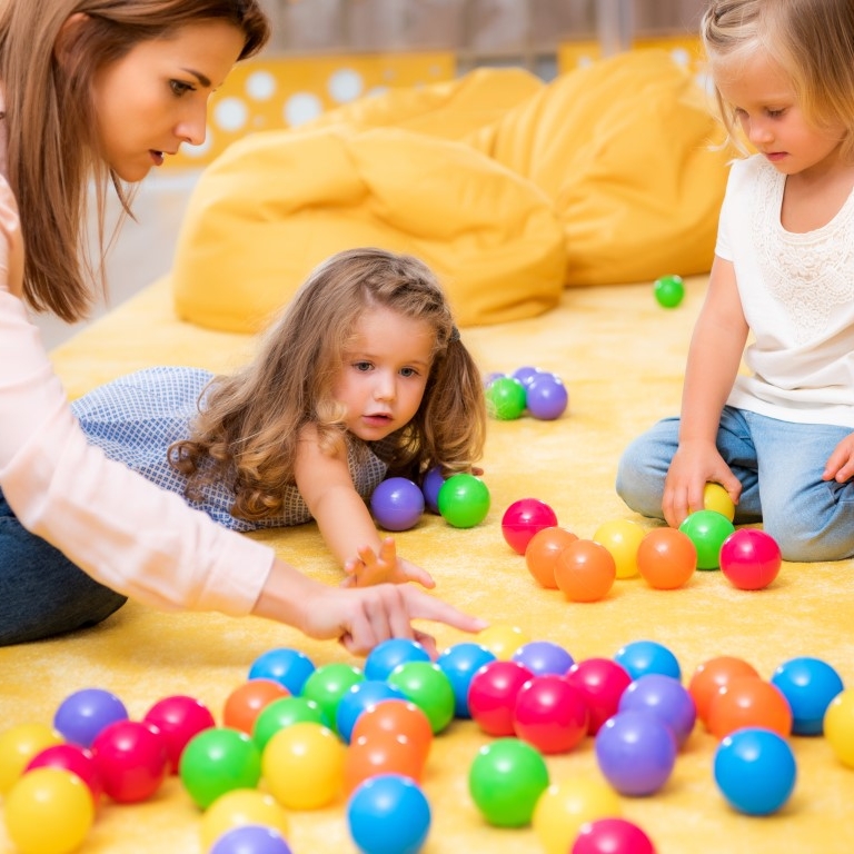 kinderen spel moeder