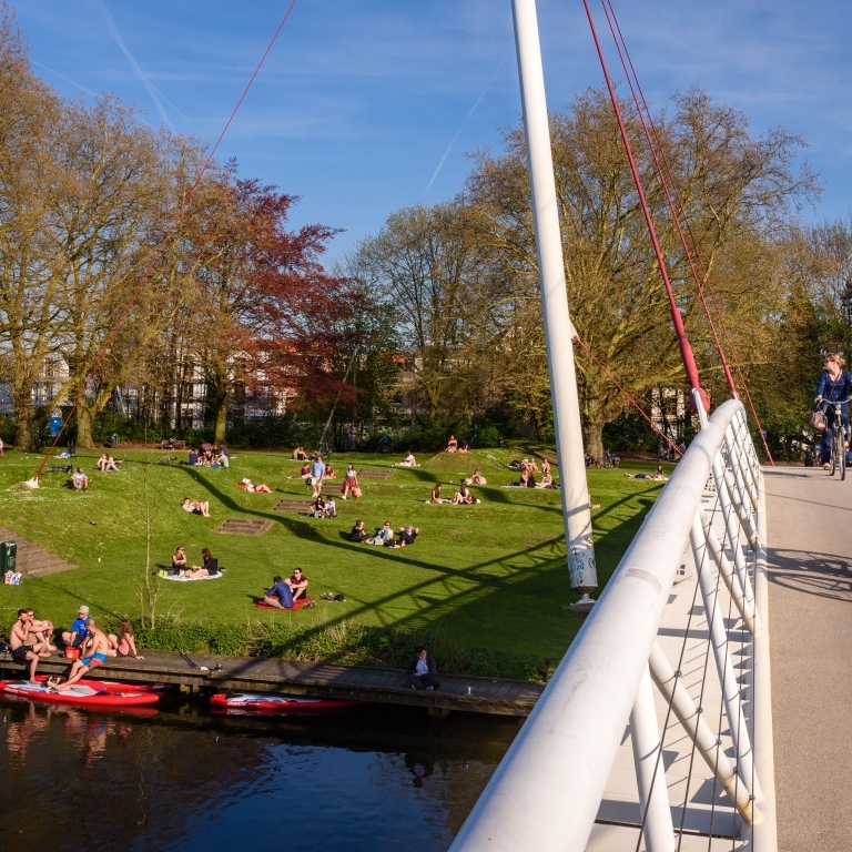 groen stad fiets