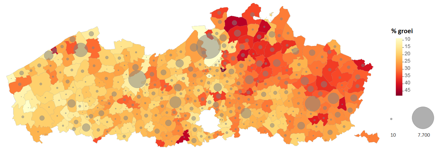 Kaart demografie
