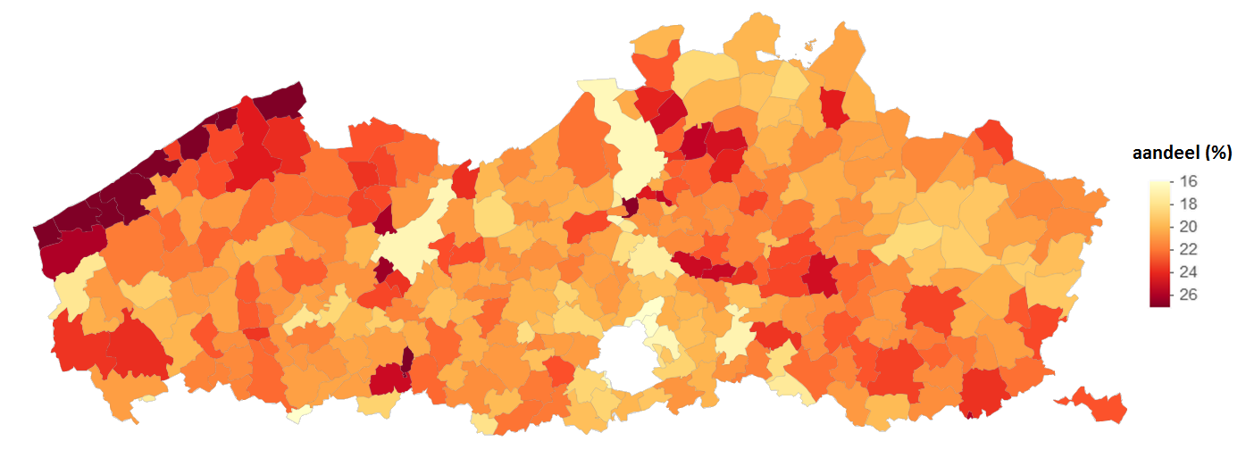 Kaart demografie