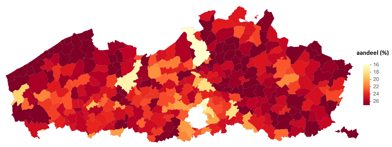 Kaart demografie